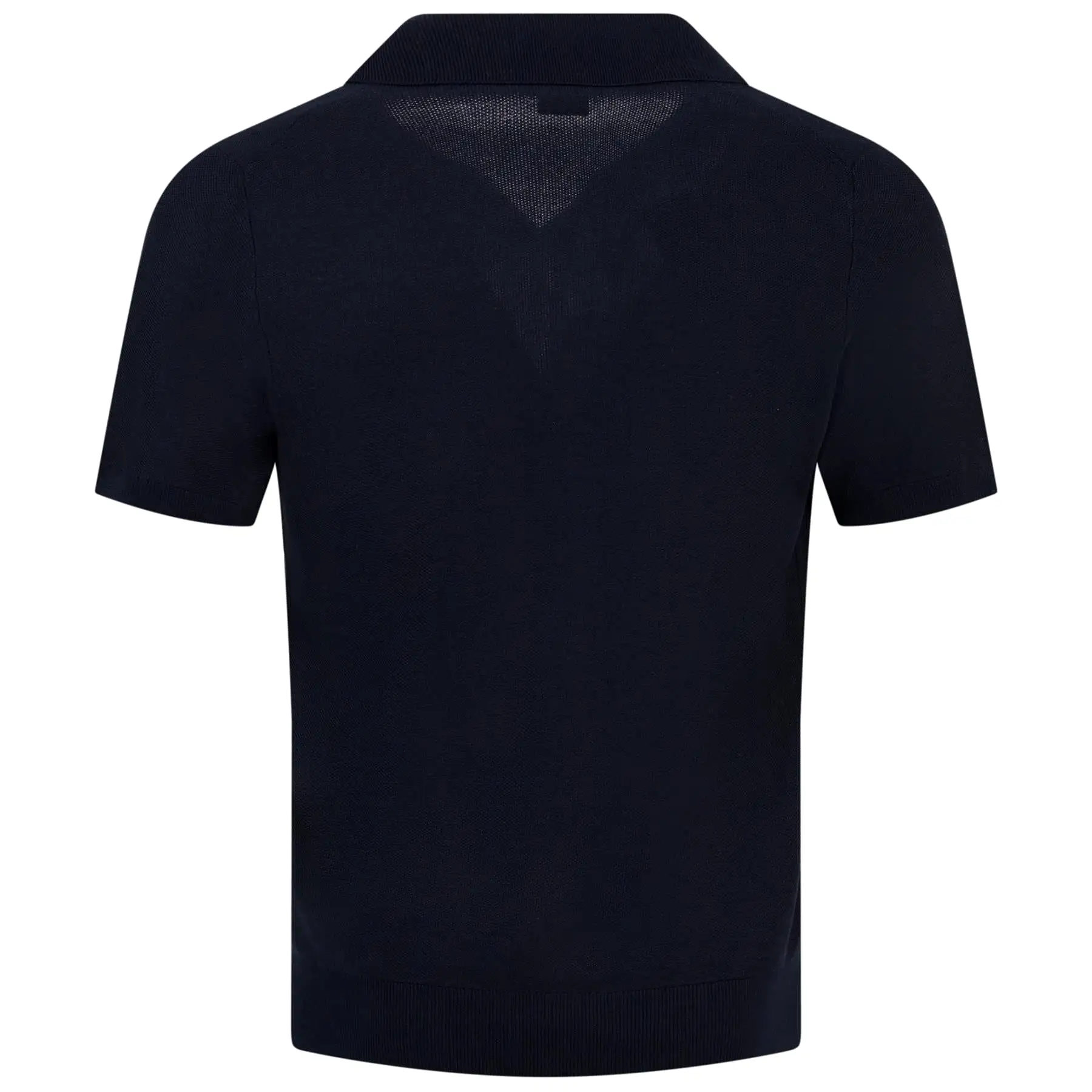 Tempio Regular Fit Knitted Polo Dark Blue - SU24