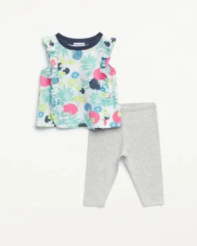 Toddler Girl Garden Party Legging Set