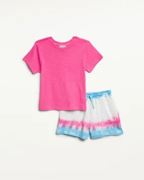 Toddler Girl Topaz Splash Short Set