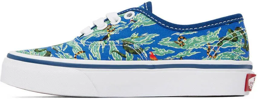 Vans Kids Blue Authentic Little Kids Sneakers