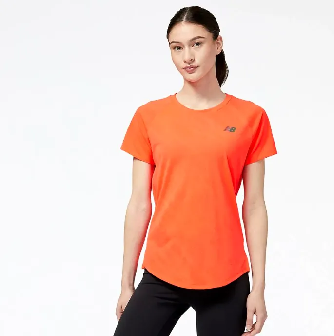 W New Balance Q Speed Jacquard Short Sleeve