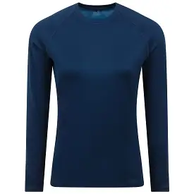 Womens Elaine Crew Neck Skintight Thermal Navy/Blue Bell - 2024