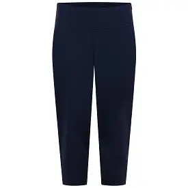 Womens Everyday Capri 3/4 Length Trousers Navy - SS24