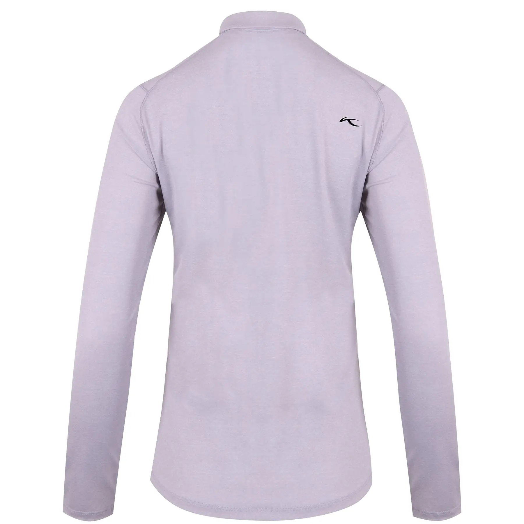 Womens Scotscraig LS Polo Silver Fog Melange - 2024