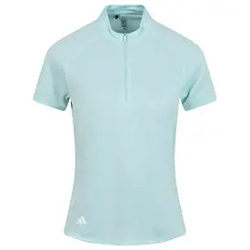 Womens Textured Polo Semi Flash Aqua - W23