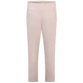 Womens Ultimate365 Regular Fit Solid Ankle Trousers Wonder Taupe - SS24