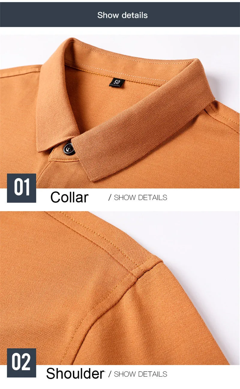 Xituodai 2022 New Polo Shirt for Men Long Sleeve Striped Autumn Multi-color Fashion Clothing Casual Male Korean Style Polo T Shi