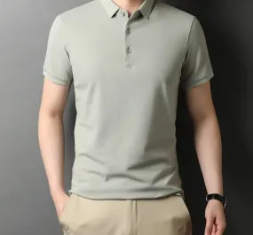 Xituodai Brand High Quality Summer Classic Pure Color Casual Short Sleeve Cotton Polo-Shirt Men Slim Soft Cool Clothing C5200S