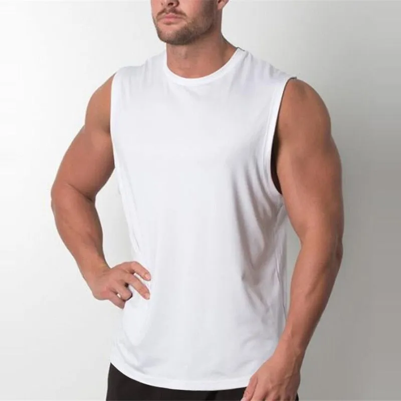 Xituodai Brand New Plain Tank Top Men Bodybuilding singlet Gym Stringer Sleeveless Shirt Blank Fitness Clothing Sportwear Muscle