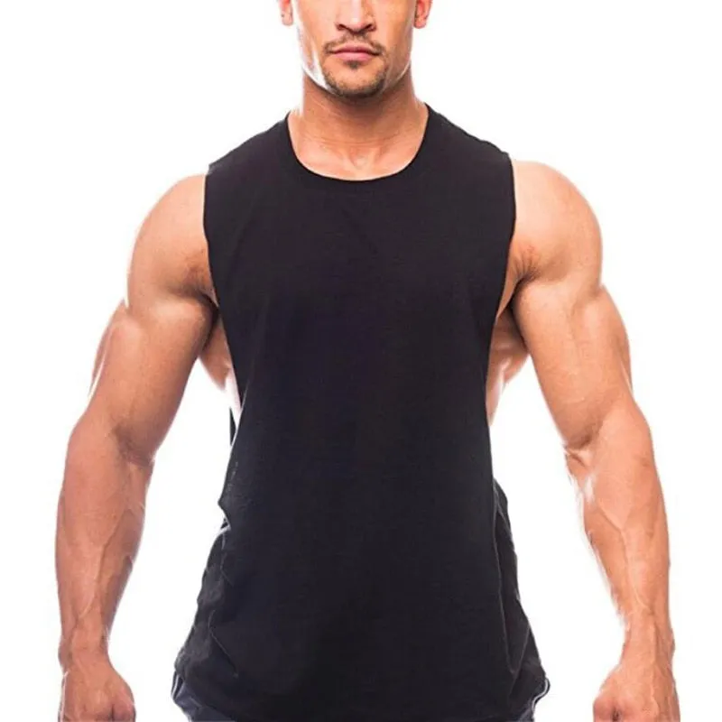 Xituodai Brand New Plain Tank Top Men Bodybuilding singlet Gym Stringer Sleeveless Shirt Blank Fitness Clothing Sportwear Muscle