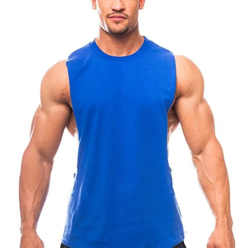 Xituodai Brand New Plain Tank Top Men Bodybuilding singlet Gym Stringer Sleeveless Shirt Blank Fitness Clothing Sportwear Muscle