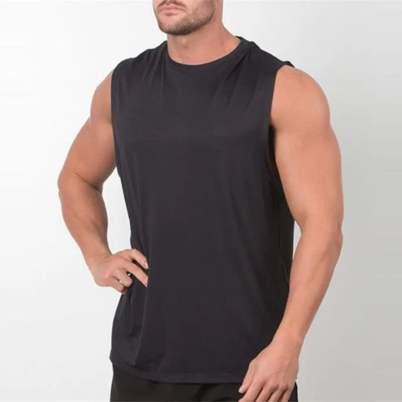 Xituodai Brand New Plain Tank Top Men Bodybuilding singlet Gym Stringer Sleeveless Shirt Blank Fitness Clothing Sportwear Muscle