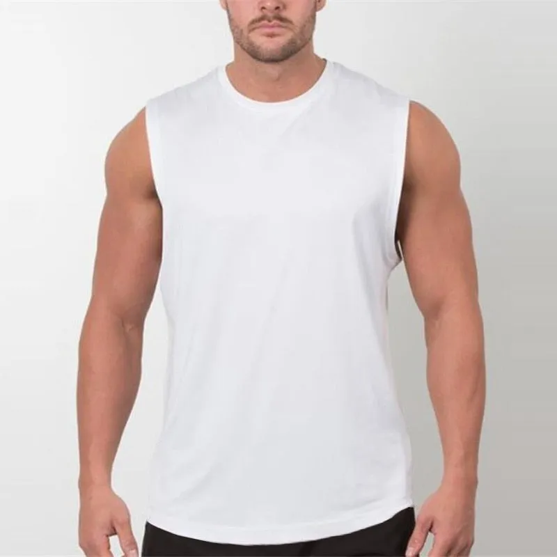 Xituodai Brand New Plain Tank Top Men Bodybuilding singlet Gym Stringer Sleeveless Shirt Blank Fitness Clothing Sportwear Muscle