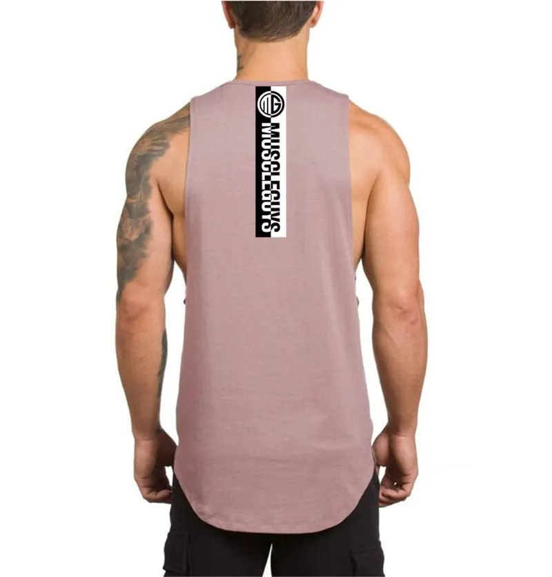 Xituodai Brand NO PAIN NO GAIN clothing bodybuilding stringer gym tank top men fitness singlet cotton sleeveless shirt muscle ve