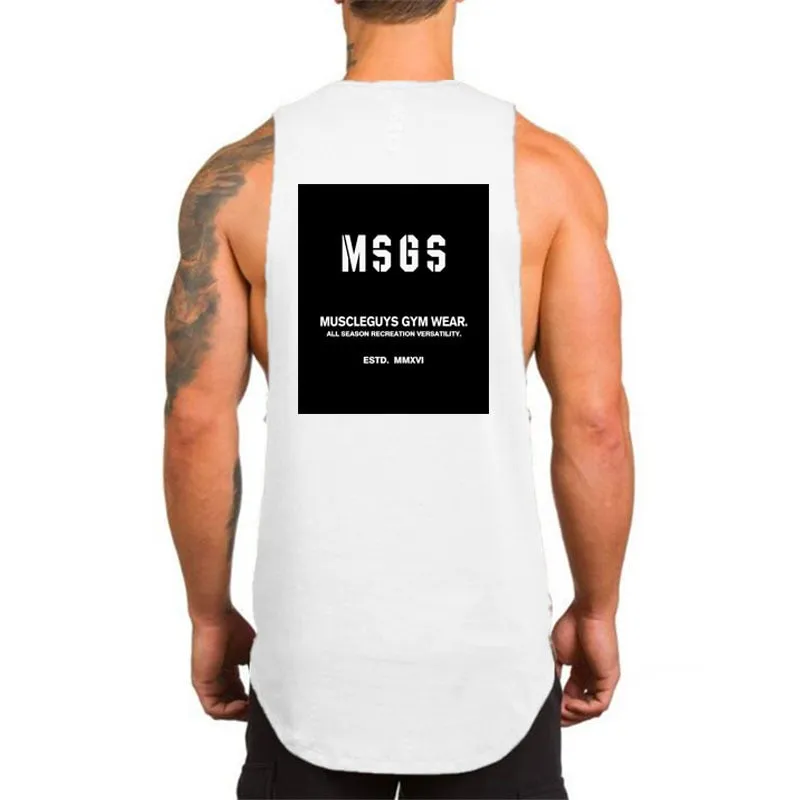 Xituodai Brand NO PAIN NO GAIN clothing bodybuilding stringer gym tank top men fitness singlet cotton sleeveless shirt muscle ve