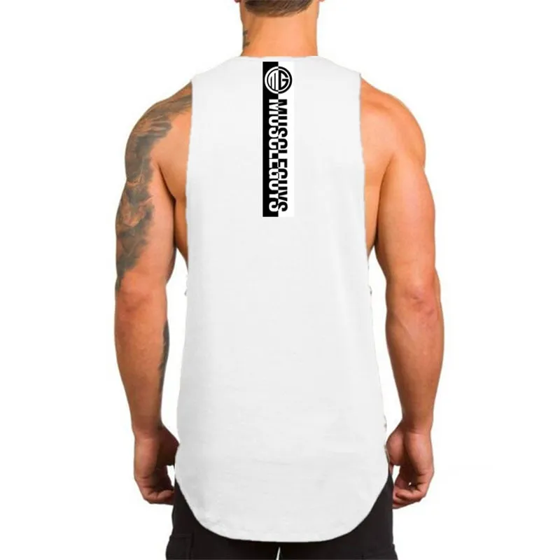 Xituodai Brand NO PAIN NO GAIN clothing bodybuilding stringer gym tank top men fitness singlet cotton sleeveless shirt muscle ve