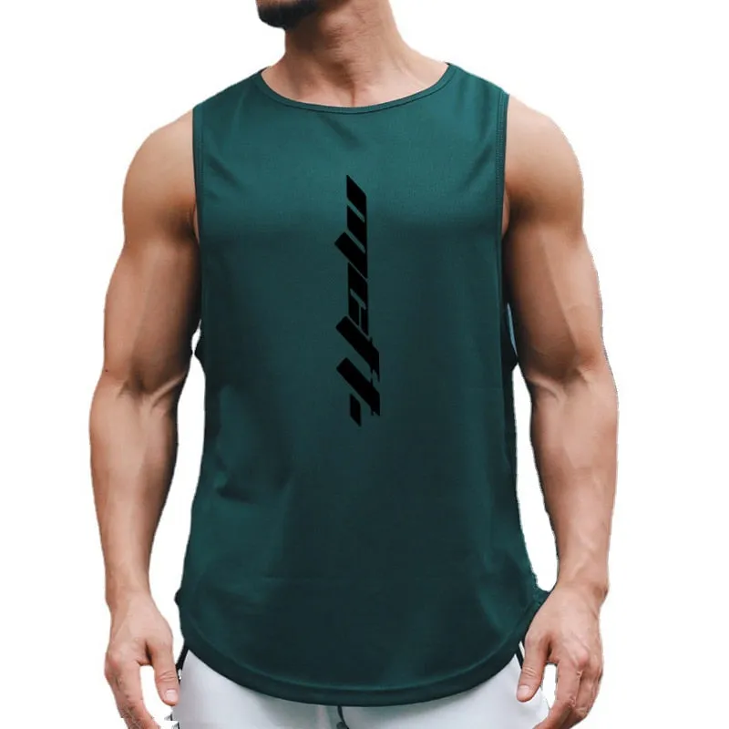 Xituodai Gym Clothing Men Workout Tank Top Bodybuilding Vest Mesh Fitness Sleeveless Shirt Mens Sports Basketball Jerseys