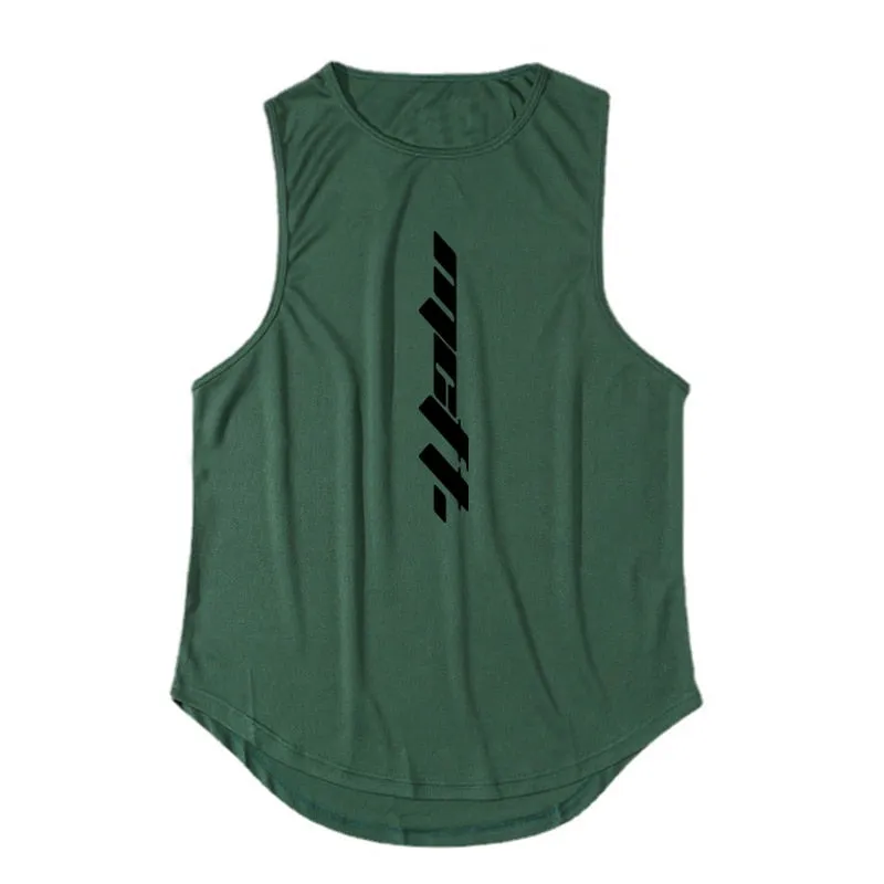 Xituodai Gym Clothing Men Workout Tank Top Bodybuilding Vest Mesh Fitness Sleeveless Shirt Mens Sports Basketball Jerseys