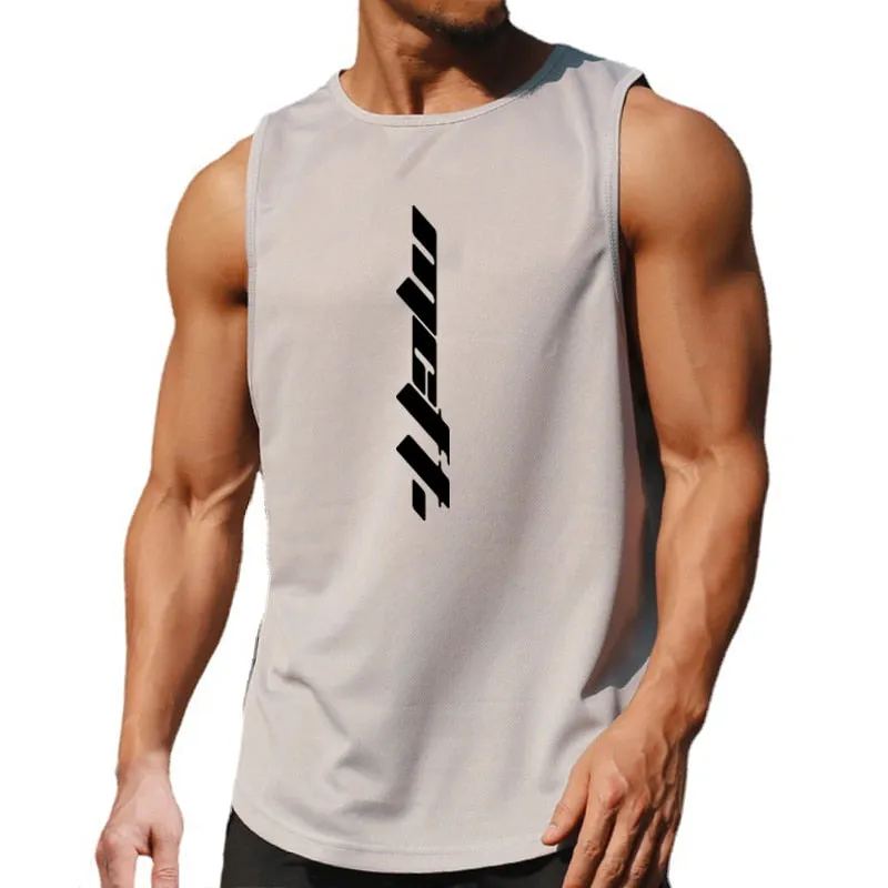 Xituodai Gym Clothing Men Workout Tank Top Bodybuilding Vest Mesh Fitness Sleeveless Shirt Mens Sports Basketball Jerseys