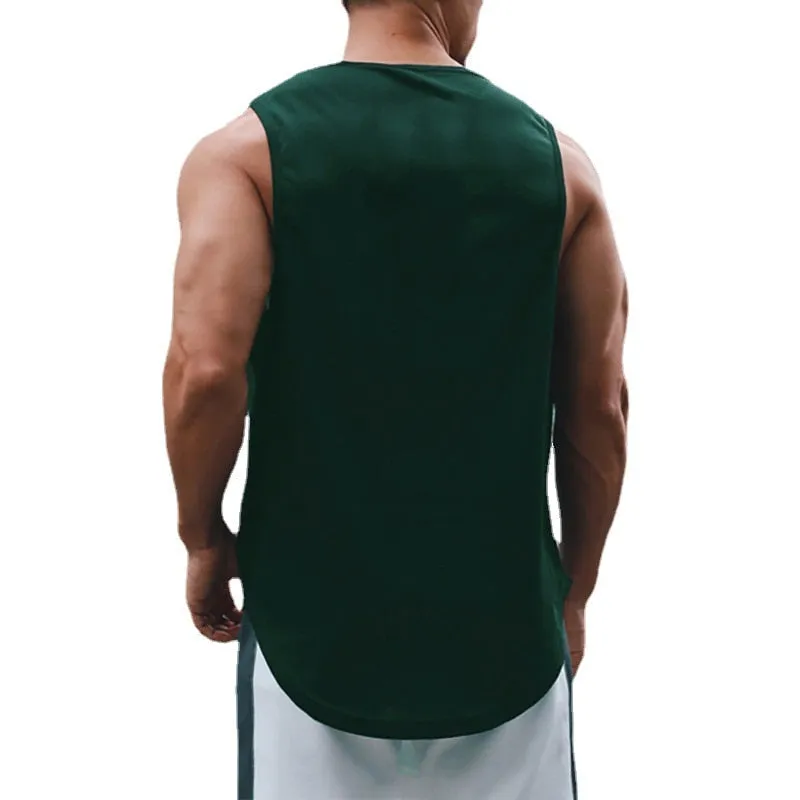 Xituodai Gym Clothing Men Workout Tank Top Bodybuilding Vest Mesh Fitness Sleeveless Shirt Mens Sports Basketball Jerseys