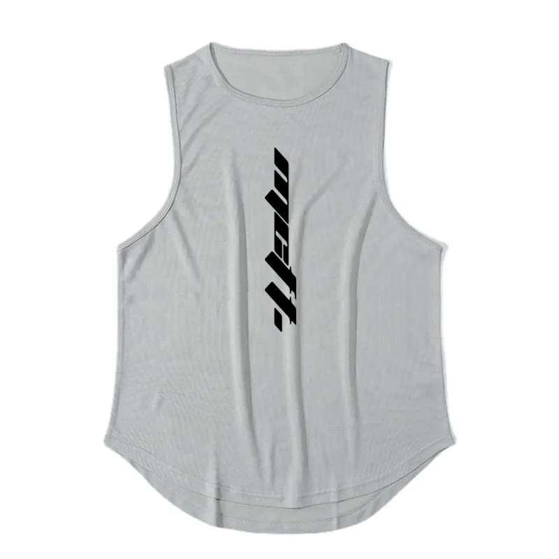 Xituodai Gym Clothing Men Workout Tank Top Bodybuilding Vest Mesh Fitness Sleeveless Shirt Mens Sports Basketball Jerseys