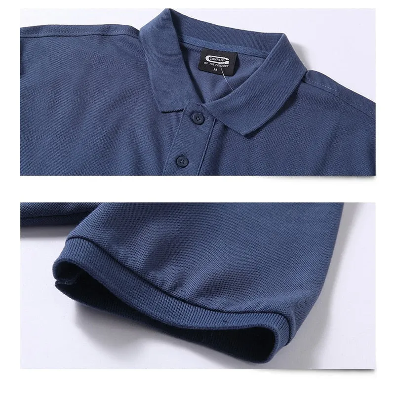 Xituodai Summer Men Polo Shirt Brand Clothing Pure Cotton Men Business Casual Male Polo Shirt Short Sleeve Breathable Soft Polo 